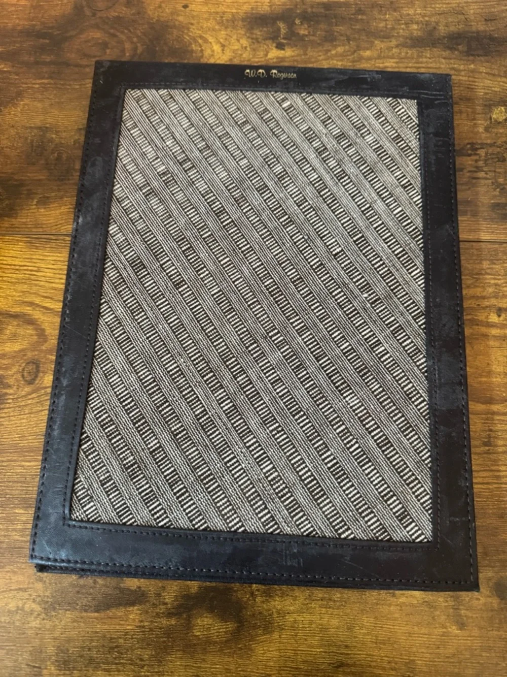 Dusit Thani Bangkok Leather Portfolio Folio‎ Vintage Hotel Stationery Folder